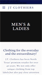 Mobile Screenshot of jtclothiers.com